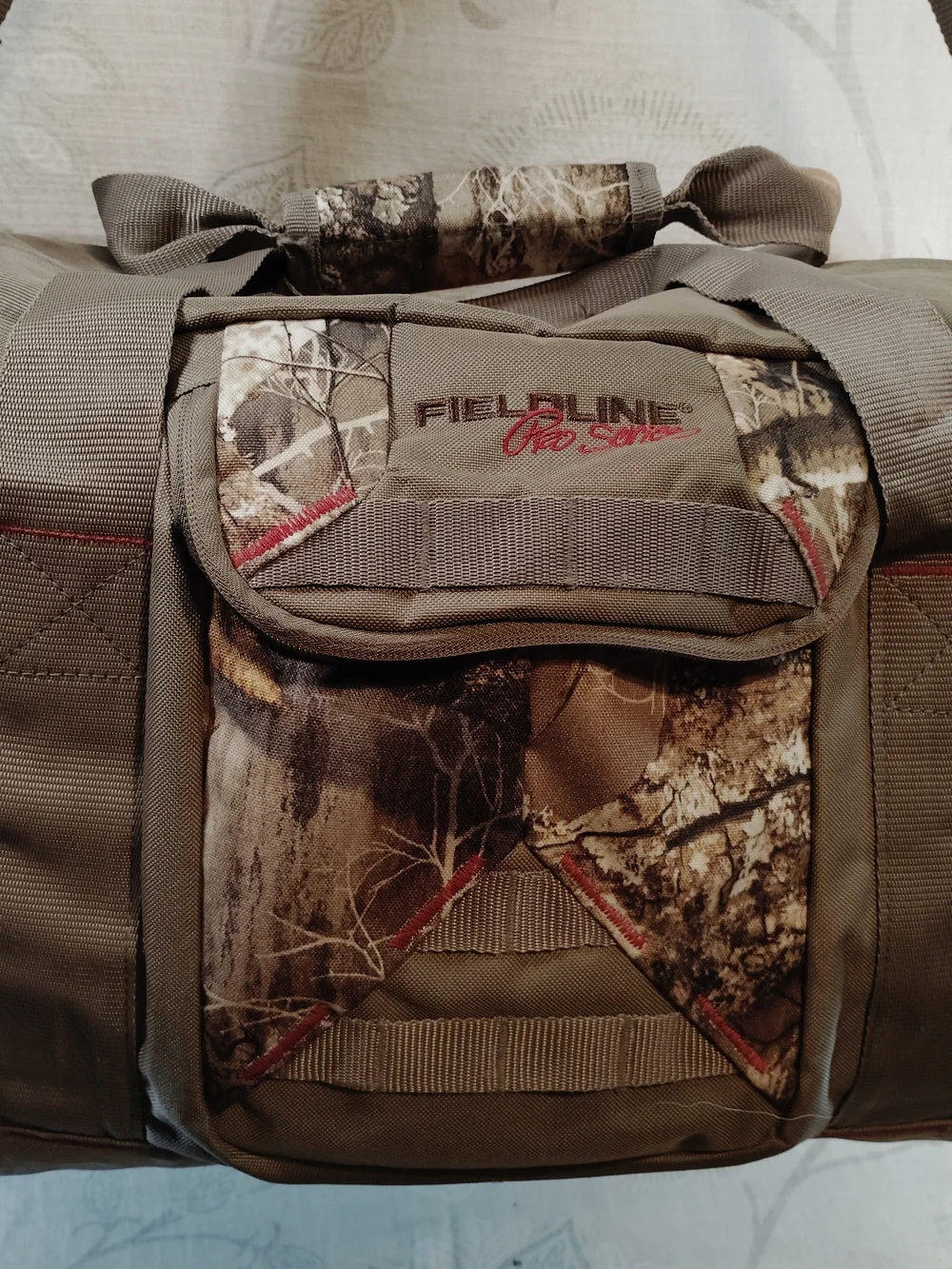 Fieldline Realtree Camo Duffel Bag - Brown/Green
